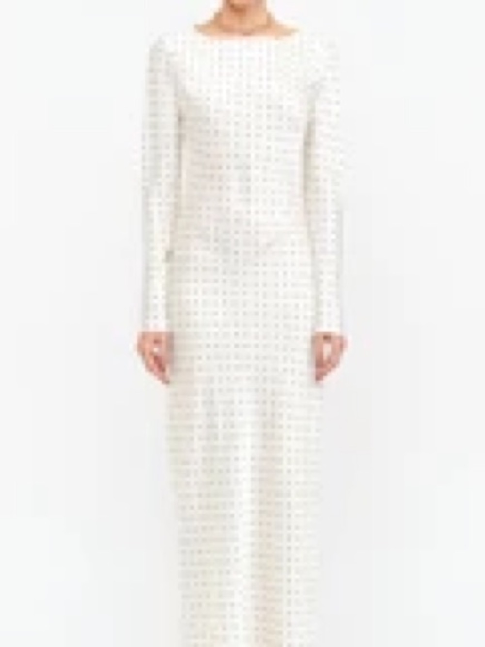 Moddo Georgie cream dot dress